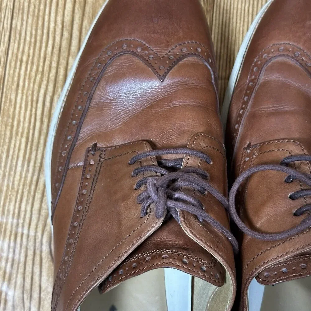 Cole Haan‎ Men's Size 11.5 Original Grand Wingtip Oxford Brown Shoes C20778